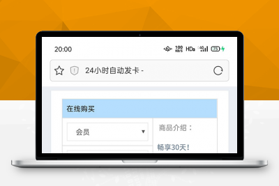 非常简洁的PHP个人自动发卡平台网站源码