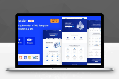 Hostlar v8.2.0 – WHMCS域名主机托管专业模板