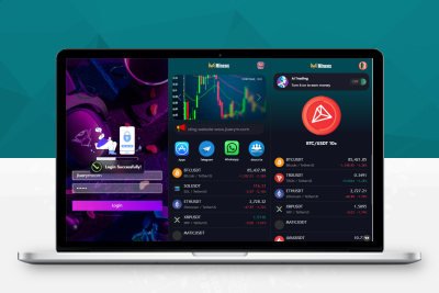 【亲测搭建】AI自动交易虚拟币源码_BTC ETH DOGE usdt预测自动赚钱源码系统_可分销推广后台可控M26037